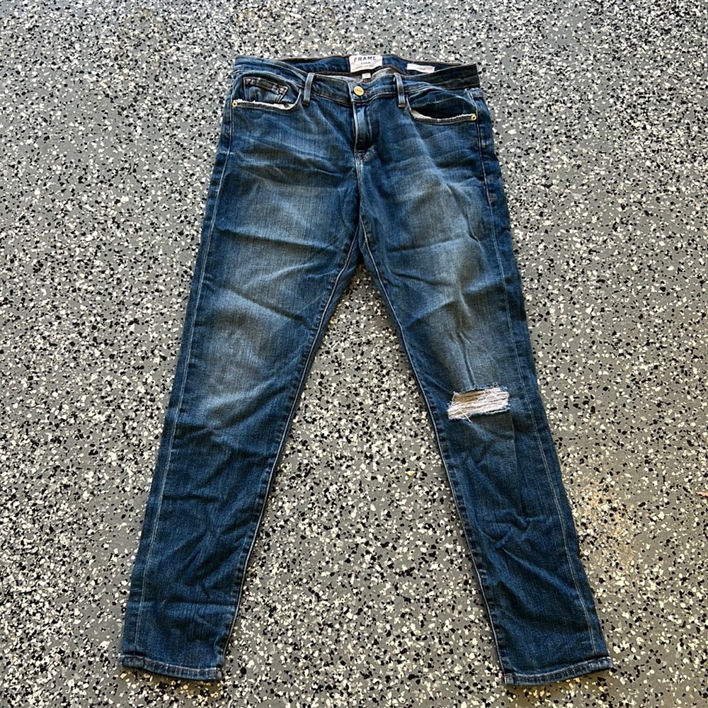 Frame skinny jeans, size 27 Le Garcon